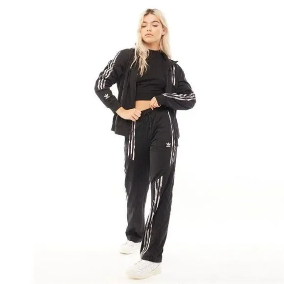 Adidas Track Suit Danielle Cathari Firebird Jacket Pants Size XS Black - Picture 2 of 12